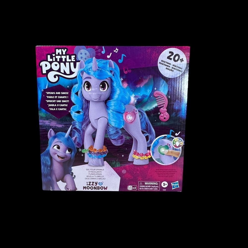 My Little Pony Izzy Moonbow 20+‎ Reactions Speaks Sings & Accessories NEW